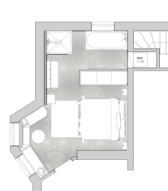 Grundrissskizze